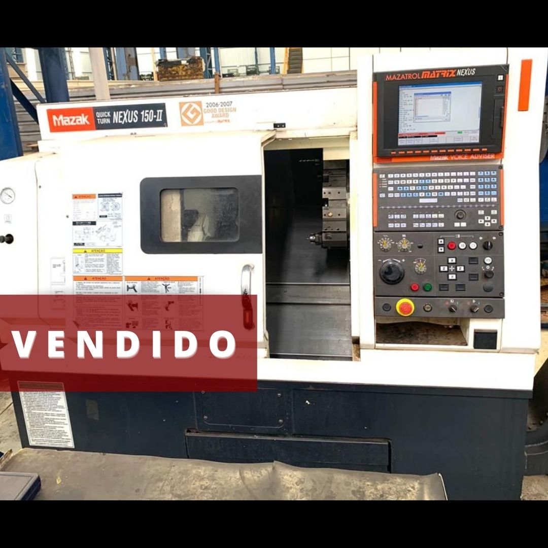 TORNO CNC MAZAK NEXUS QTN 150-S II ANO 2010